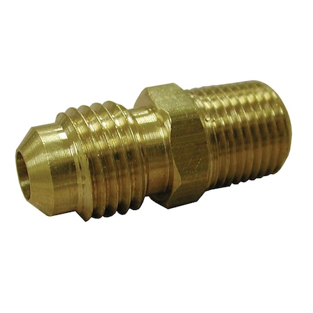 Jones Stephens 5/16in. x 1/8in. Brass Flare x MIP Half Union F40065